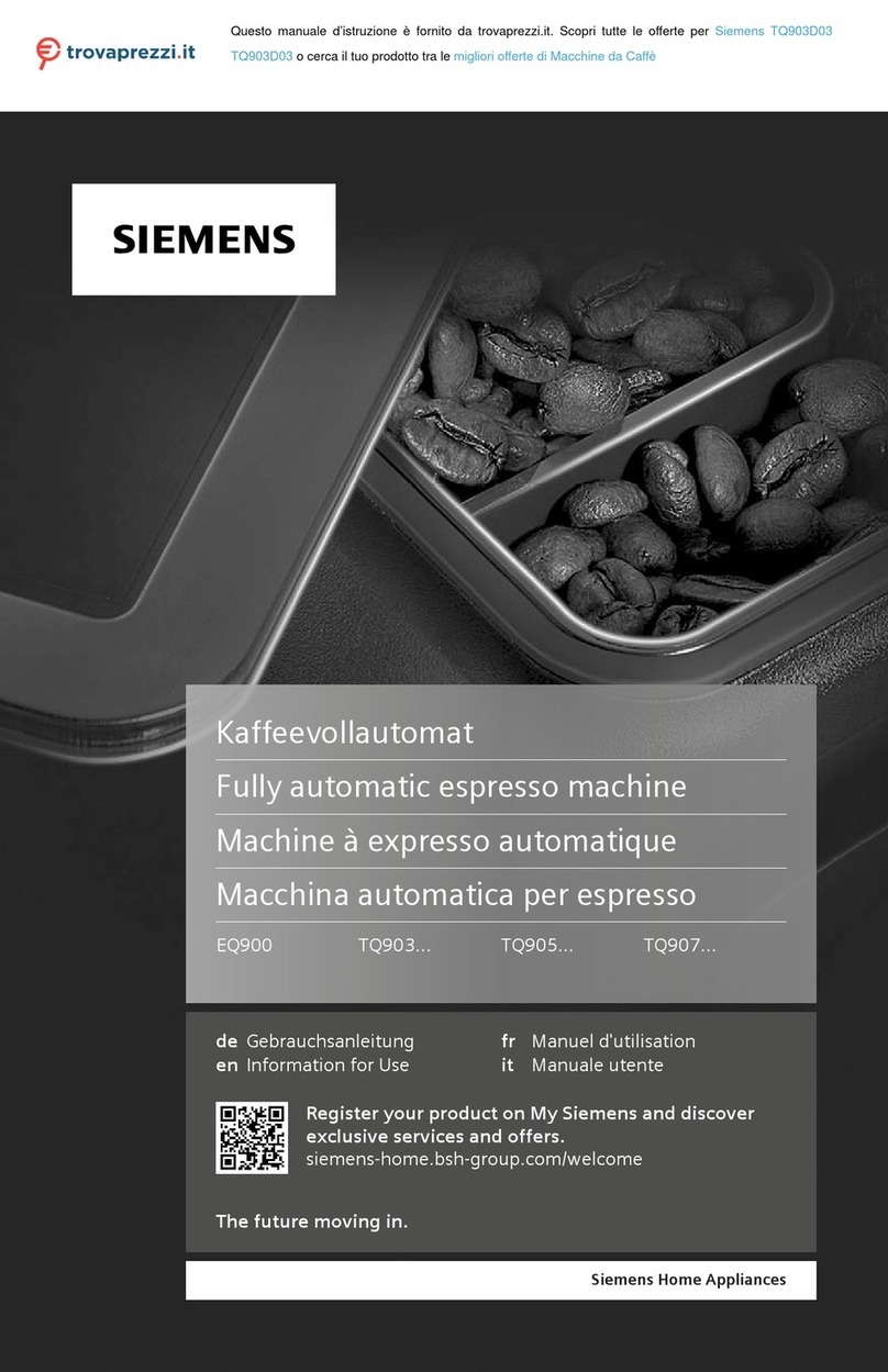 Siemens TQ903D03 Specification sheet