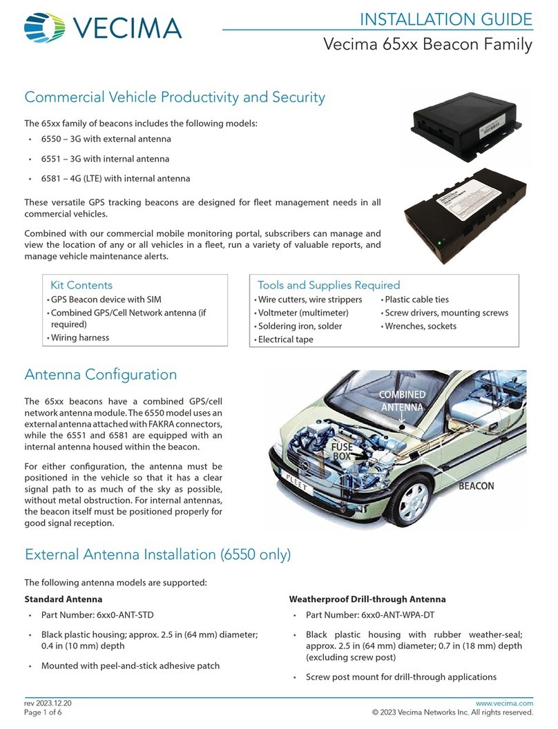 Vecima 65 Series User manual