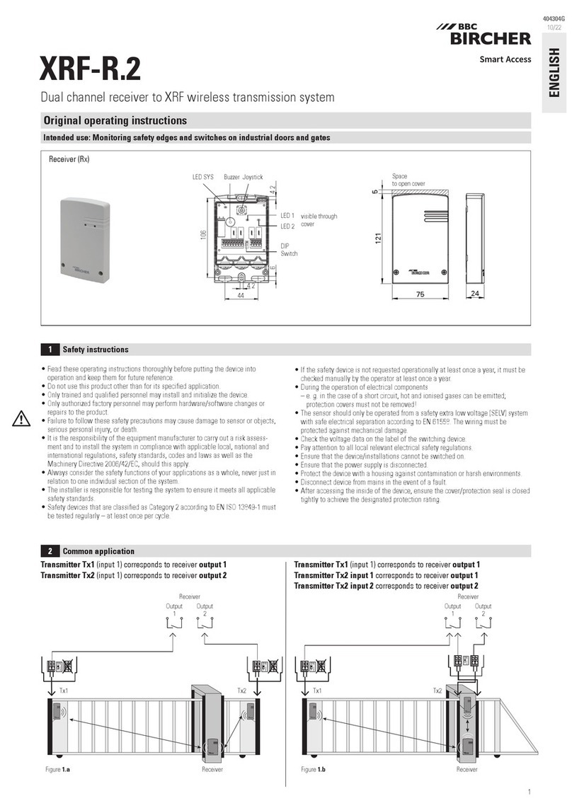 BBC Bircher XRF-R.2 Original operating instructions