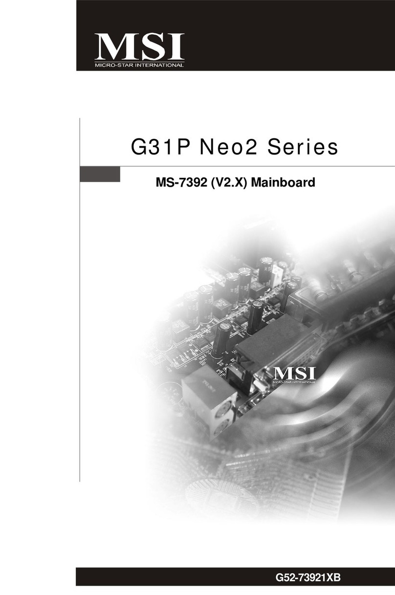 MSI G31P Neo2 Series User manual