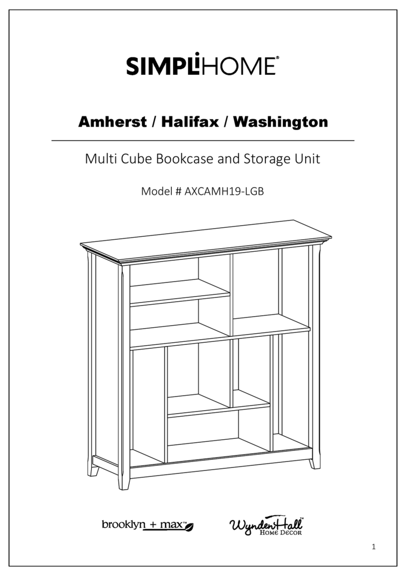 Simpli Home brooklyn+max WyndenHall Amherst User manual Simpli Home brooklyn+max WyndenHall Amherst User manual