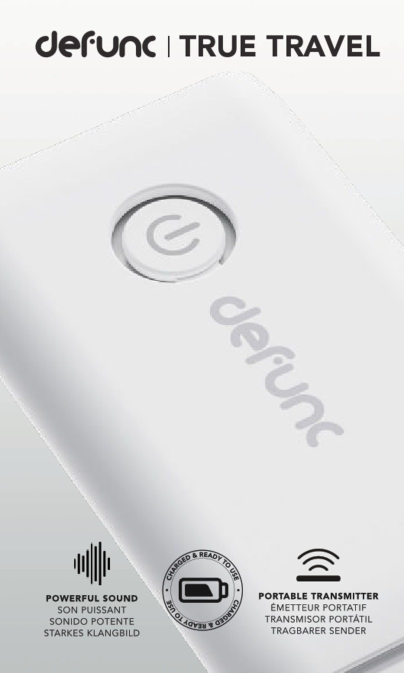 DeFunc TRUE TRAVEL manual