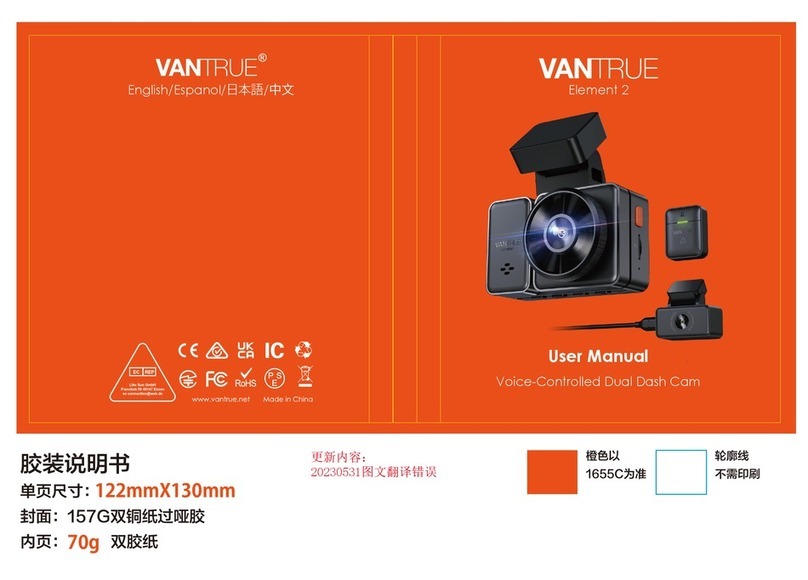 Vantrue Element 2 User manual Vantrue Element 2 User manual