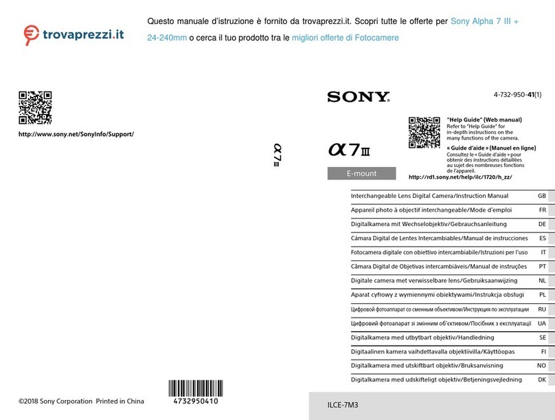 Sony Alpha 7 III User manual