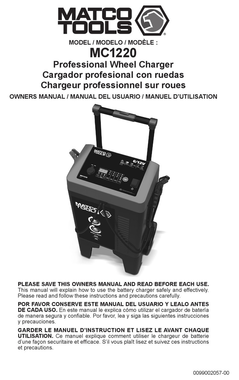 Matco Tools MC1220 owner's manual