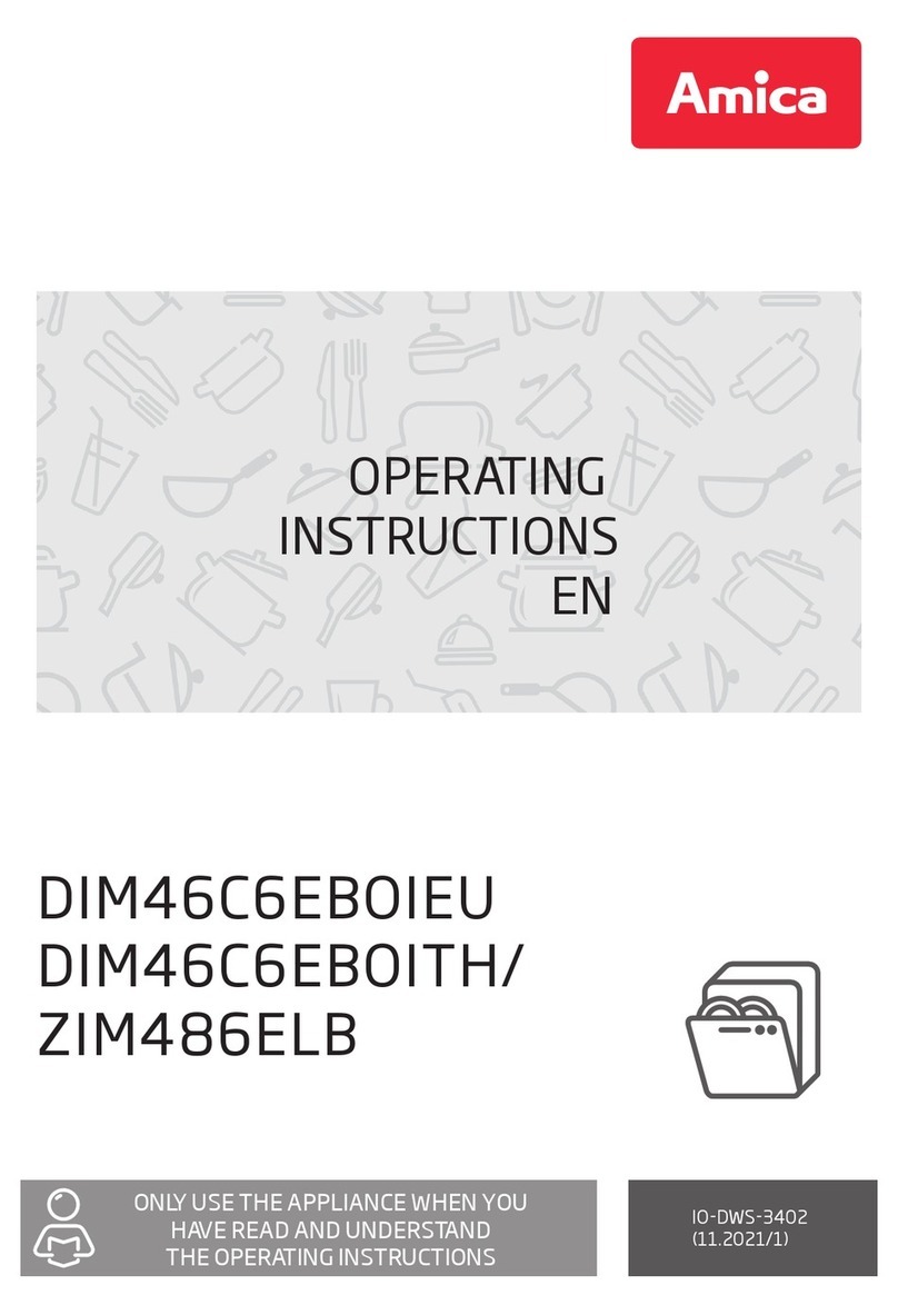 Amica DIM46C6EBOIEU operating instructions