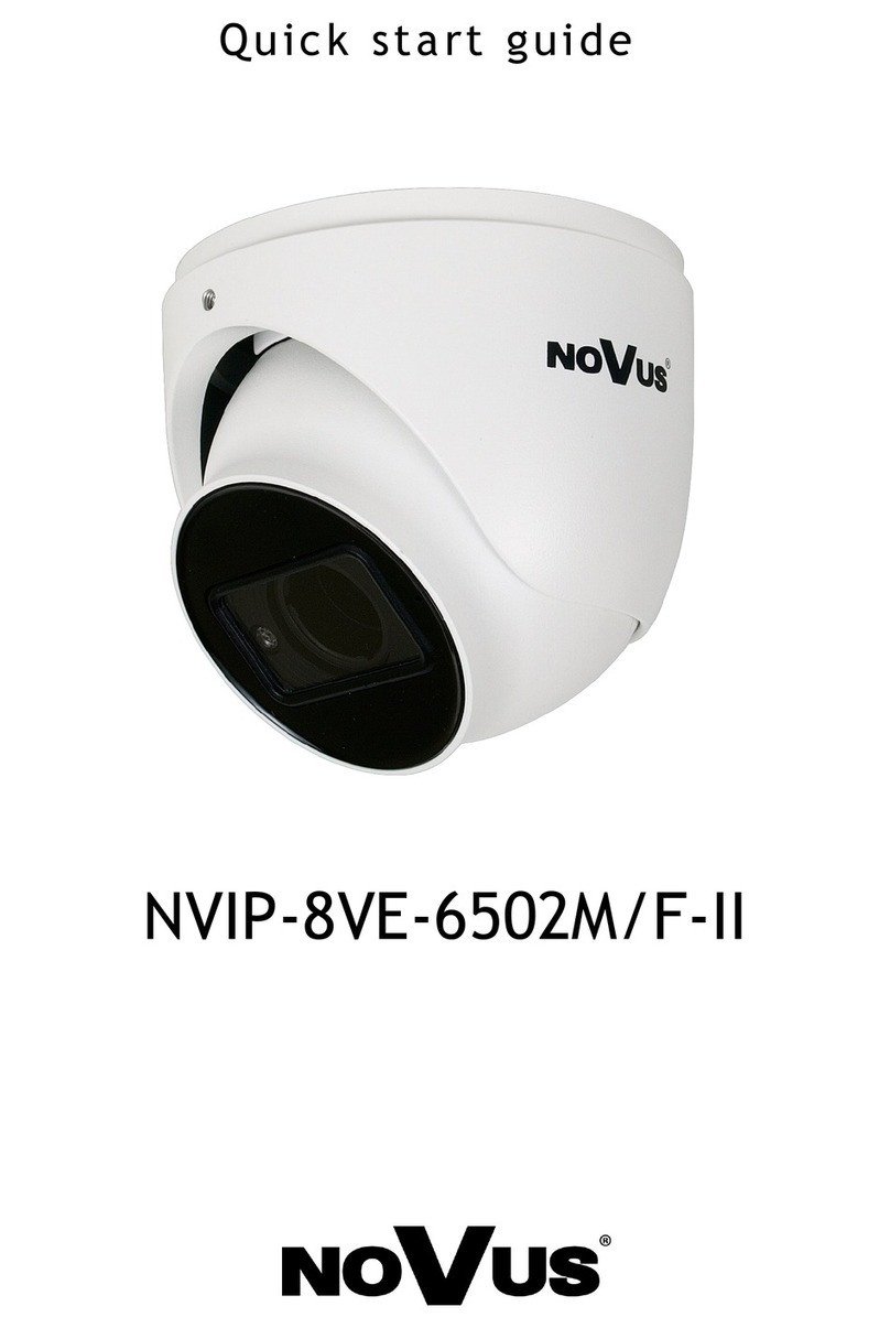 Novus NVIP-8VE-6502M/F-II quick start guide