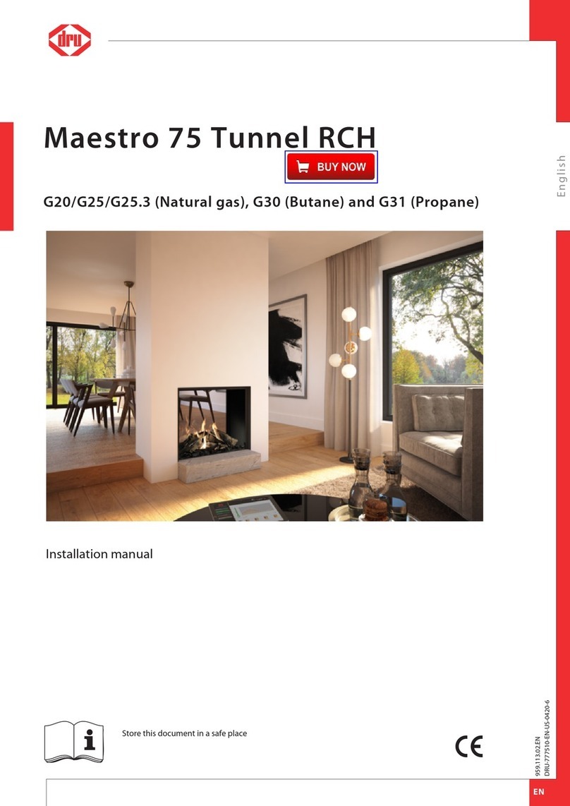 Dru Maestro 75 Tunnel RCH User manual