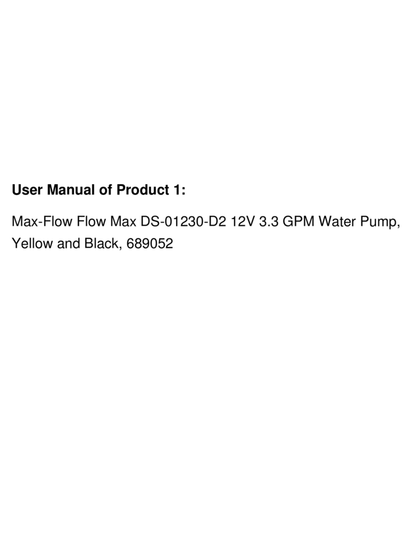 Lippert Components Duraself Flow Max DS-01230-D2 Installation and owner's manual Lippert Components Duraself Flow Max DS-01230-D2 Installation and owner's manual