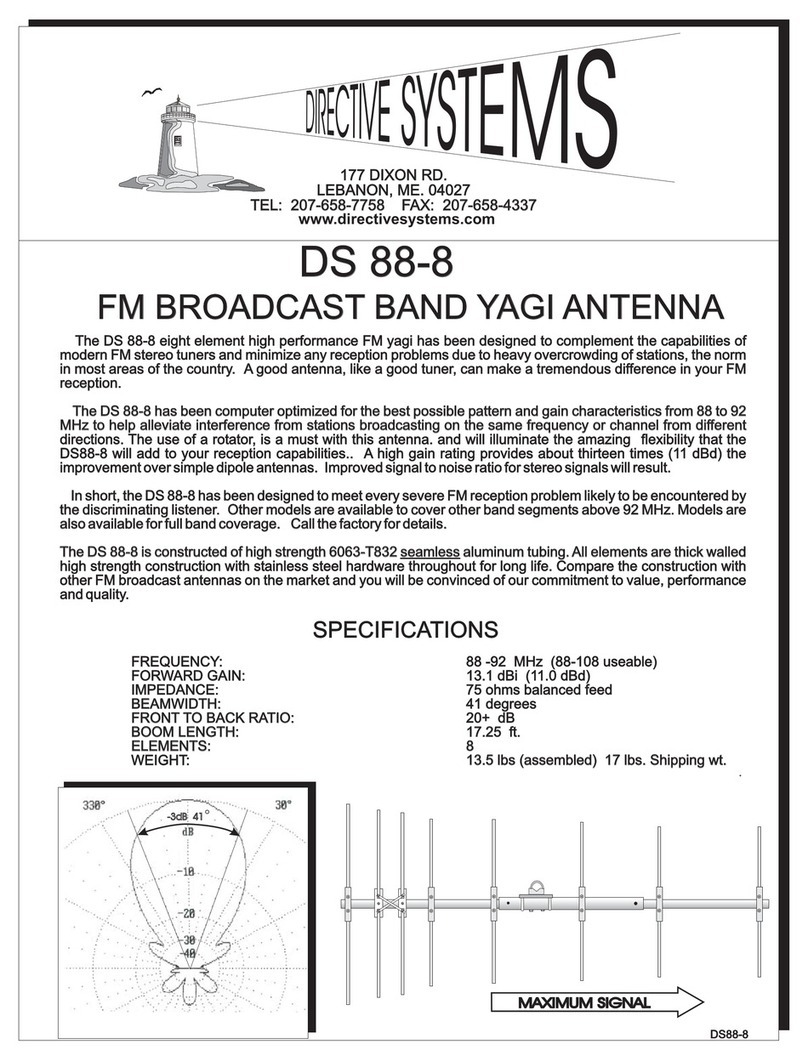 Directive Systems & Engineering DS 88-8 User manual