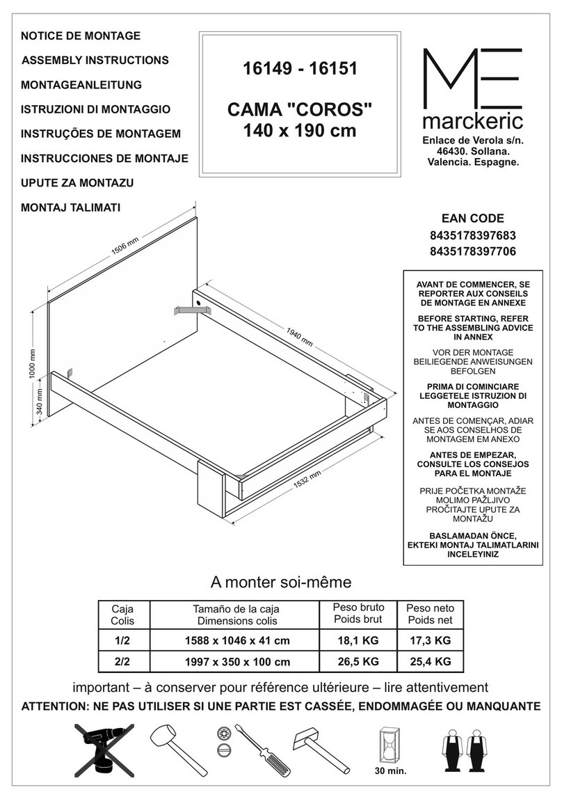 ME MARCKERIC COROS 16149 Assembly instructions