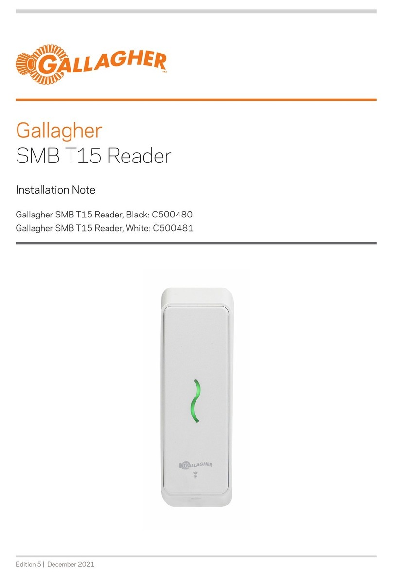 Gallagher SMB T15 Quick start guide