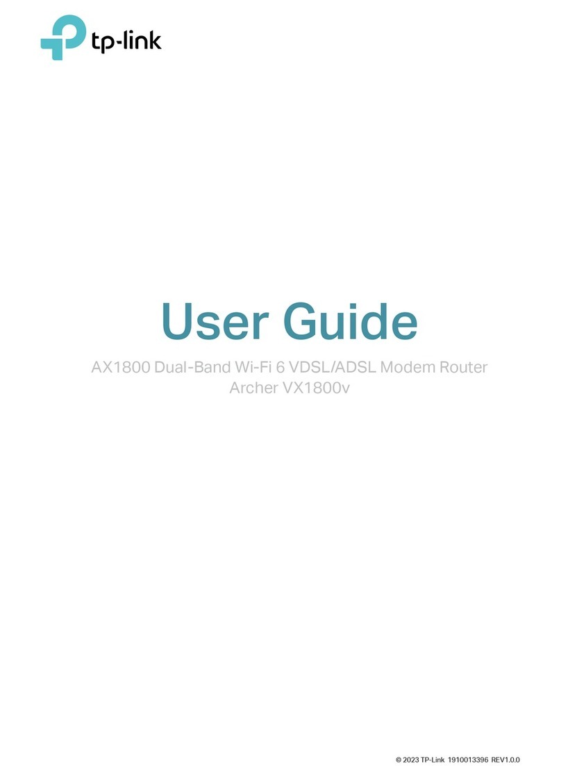 TP-Link Archer VX1800v User manual