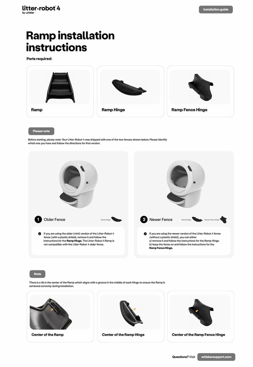 whisker Litter-Robot 4 User manual