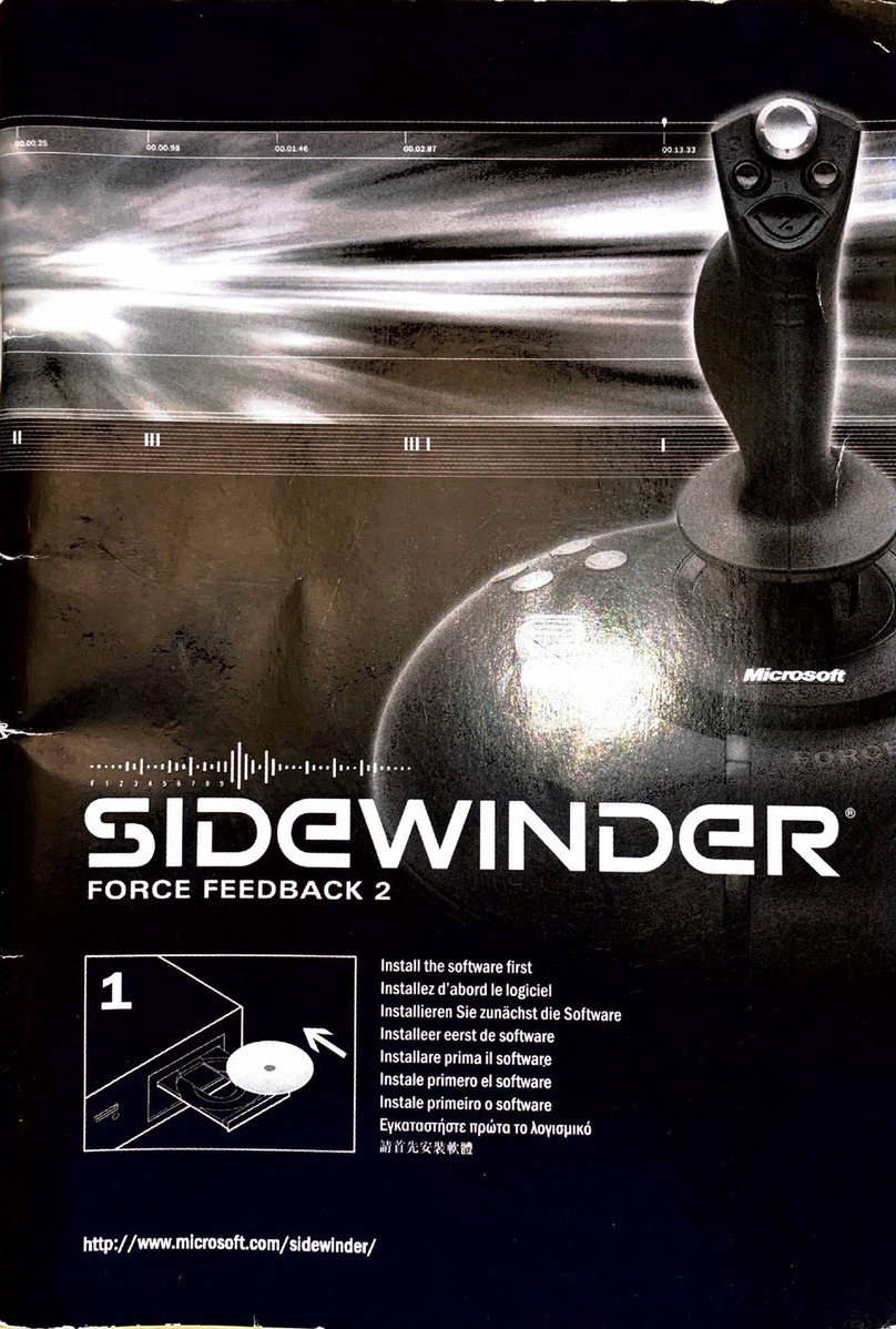 Sidewinder FORCE FEEDBACK 2 manual