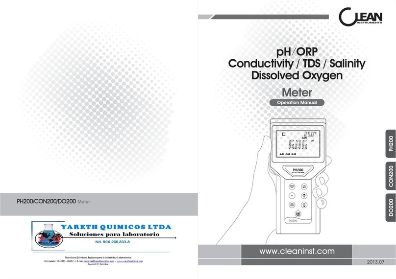 CLEAN Instruments PH200 User manual