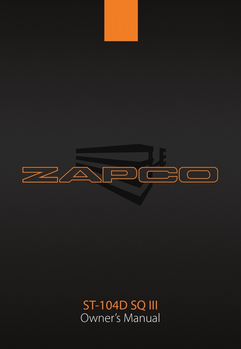 zapco ST-104D SQ III User manual