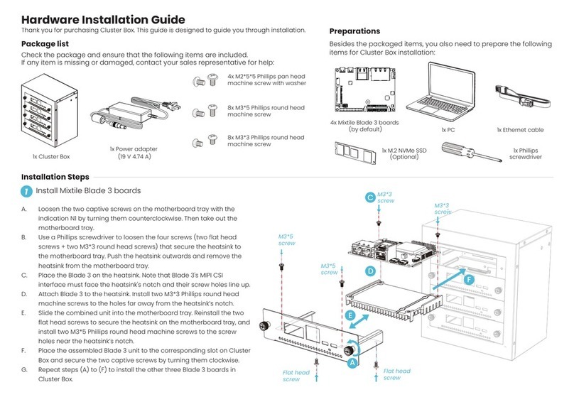 Mixtile Cluster Box Hardware installation guide