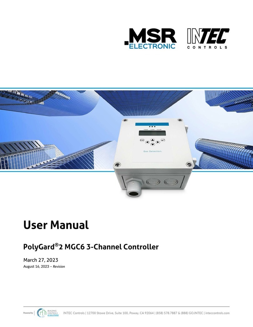 MSR INTEC PolyGard 2 MGC6 user manual