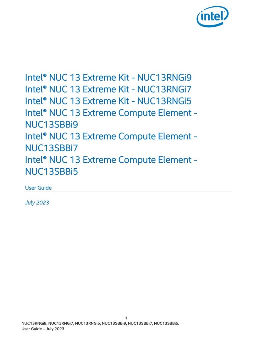 Intel NUC 13 Extreme Kit NUC13RNGi9 User manual