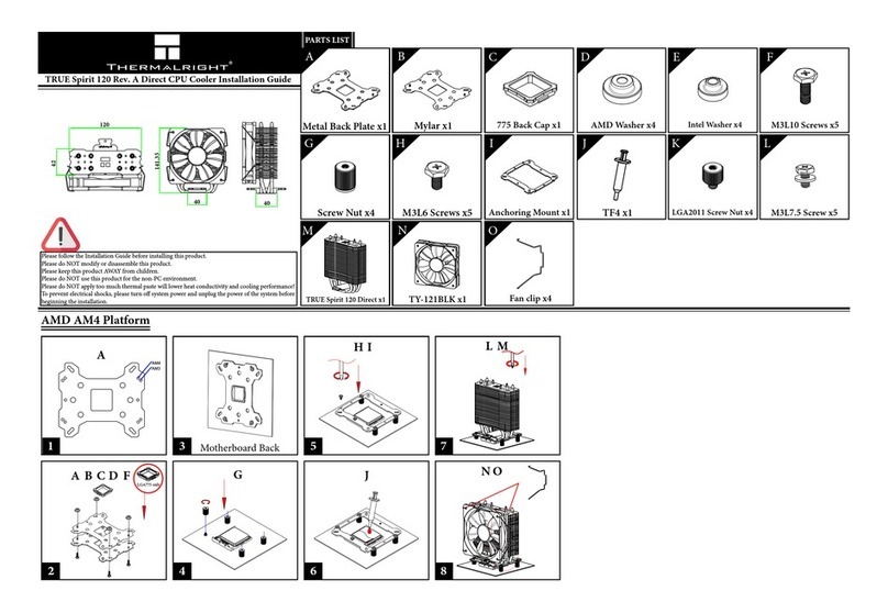 Thermalright TRUE Spirit 120 Direct installation guide