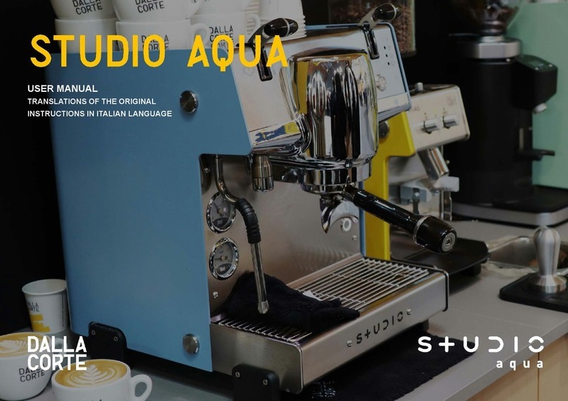 DallaCorte STUDIO AQUA User manual