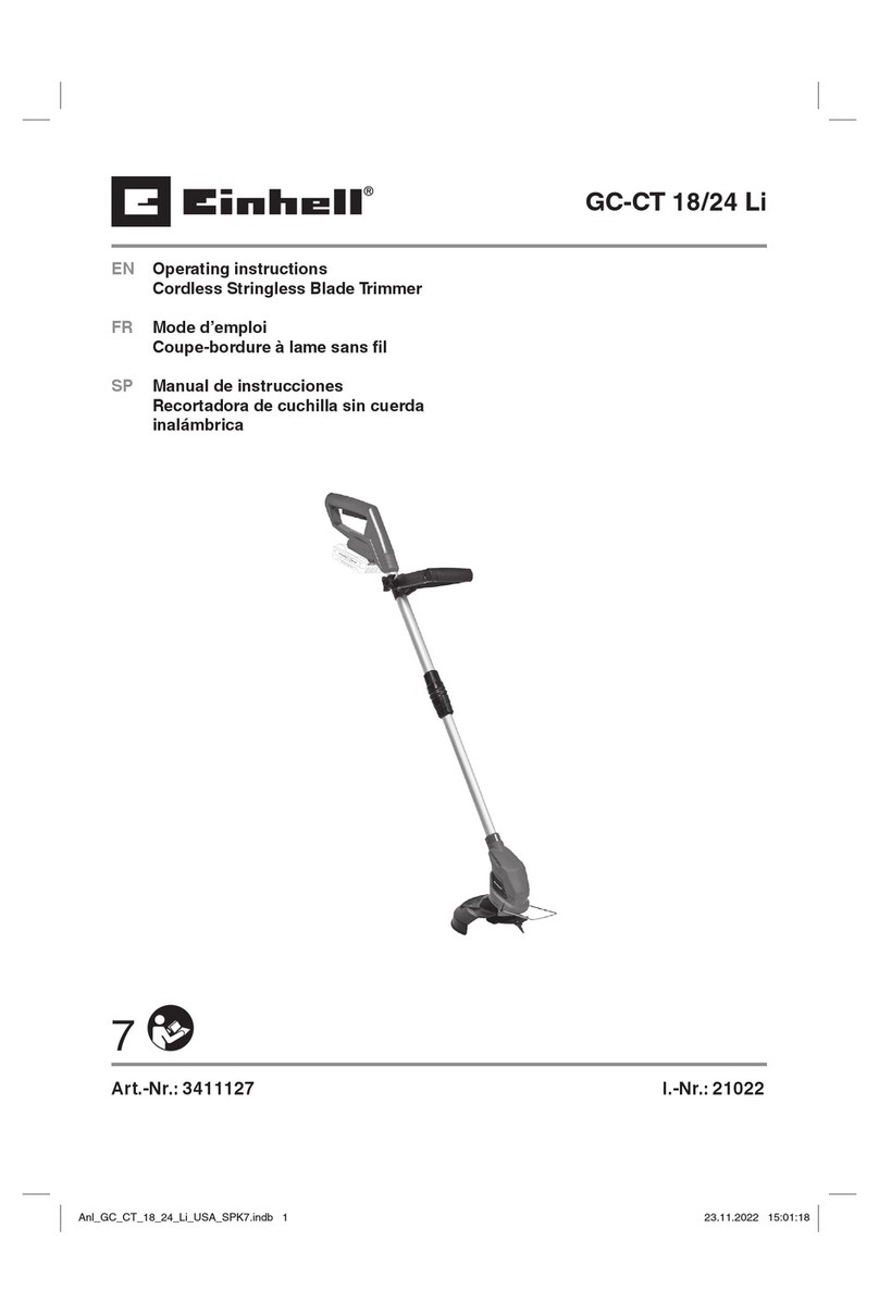 EINHELL GC-CT 18/24 Li User manual
