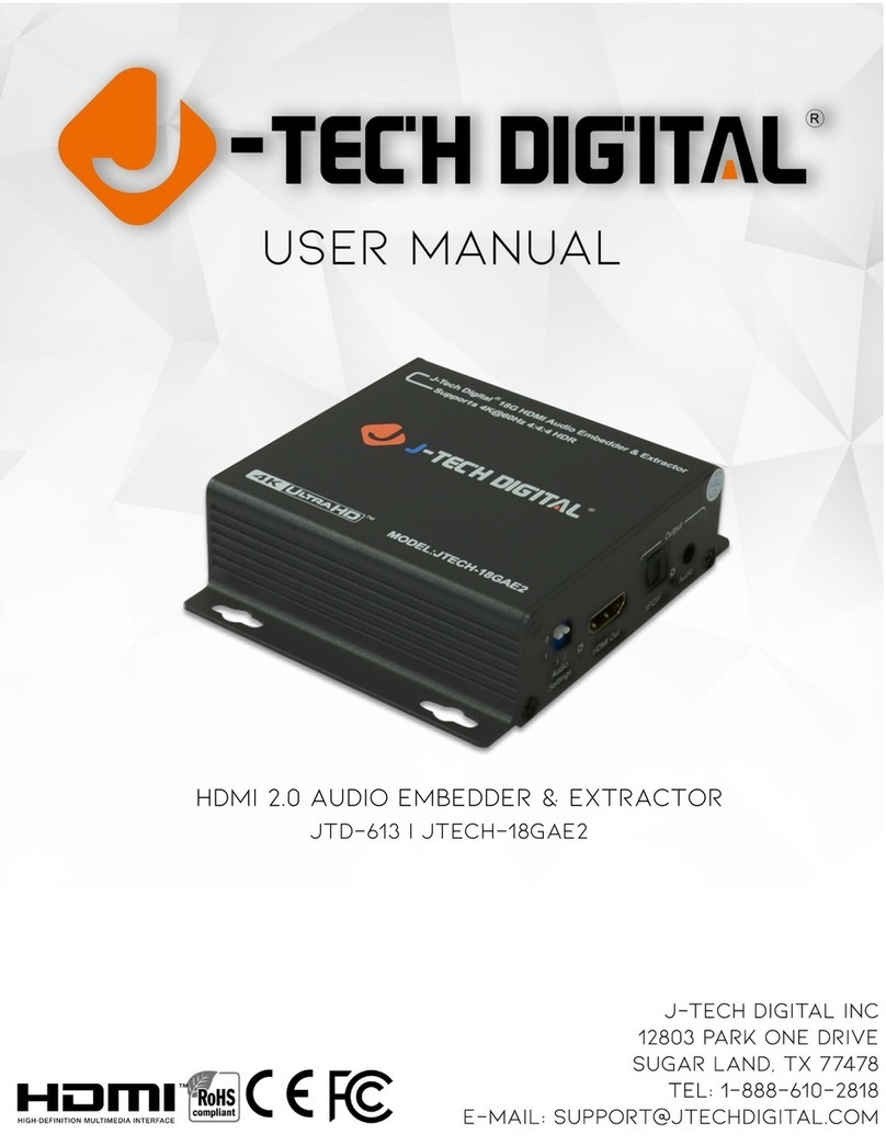 J-Tech Digital JTD-613 User manual