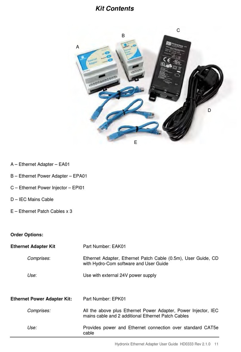 Hydronix EA01 manual