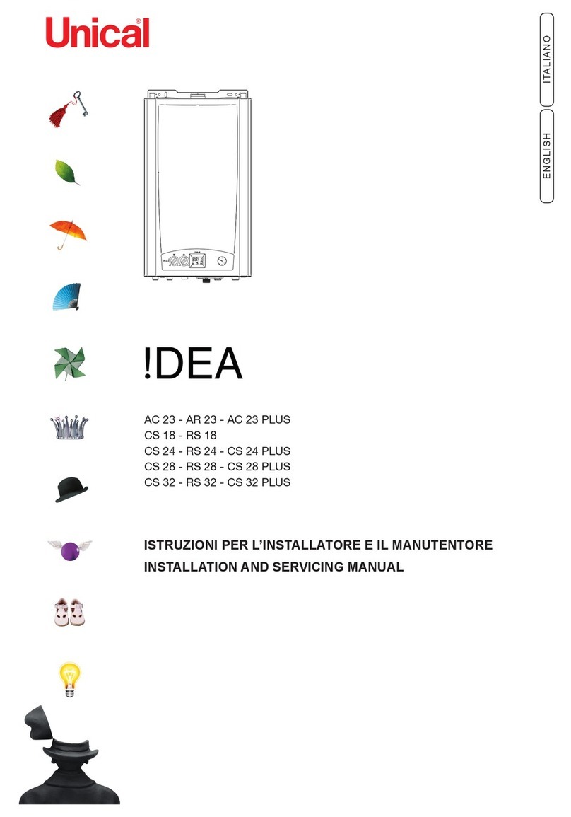 Unical IDEA AC 23 Installation and Servicing Manual
