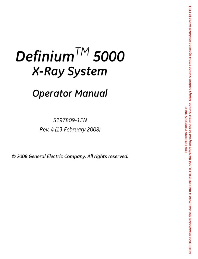 GE Definium 5000 User manual
