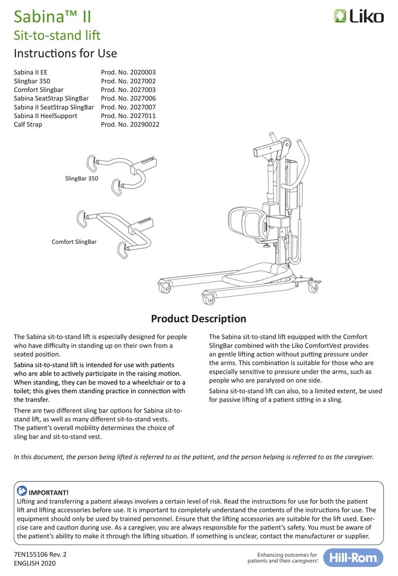 Hillrom Liko Sabina II Instructions for use