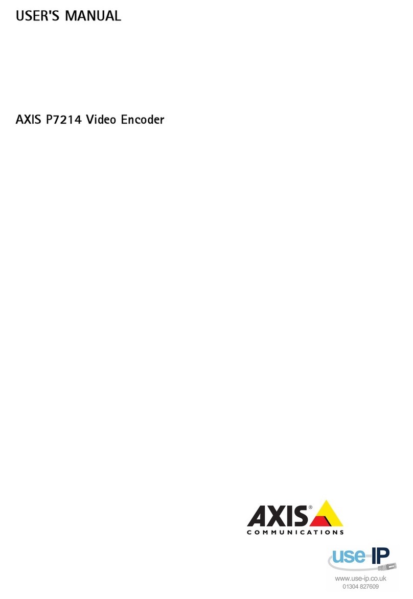 Axis P7214 user manual