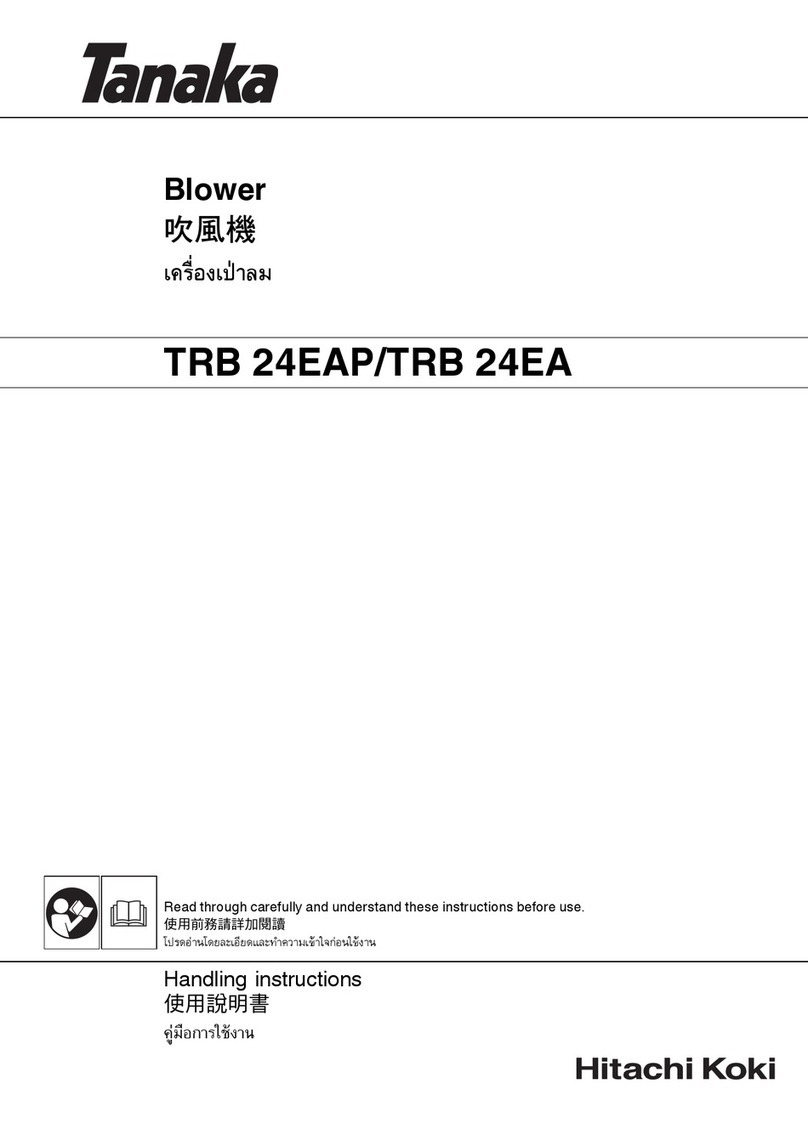 Hitachi Koki Tanaka TRB 24EAP Handling instructions