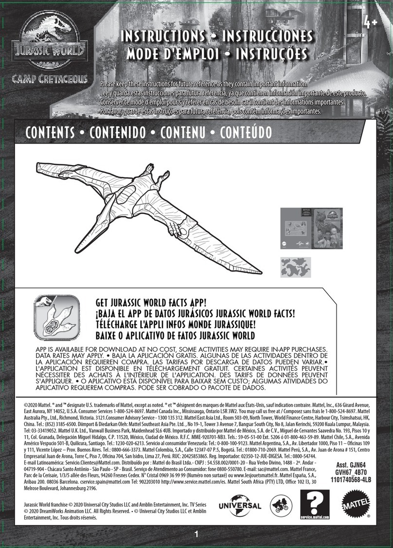 Mattel Jurassic World GVH67 instructions