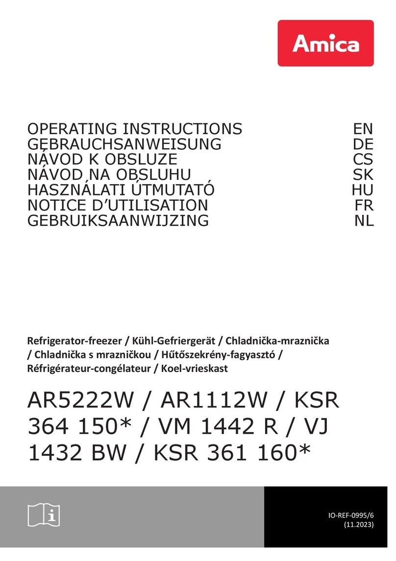 Amica VM 1442 R User manual