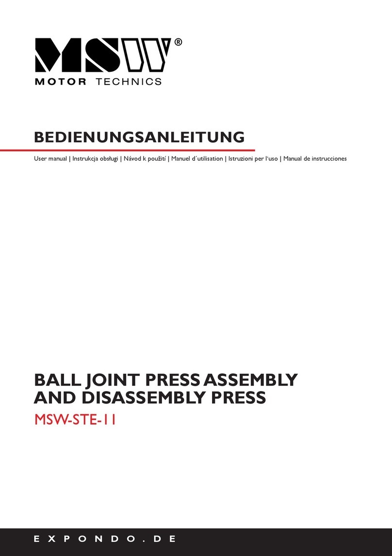 MSW MSW-STE-11 User manual