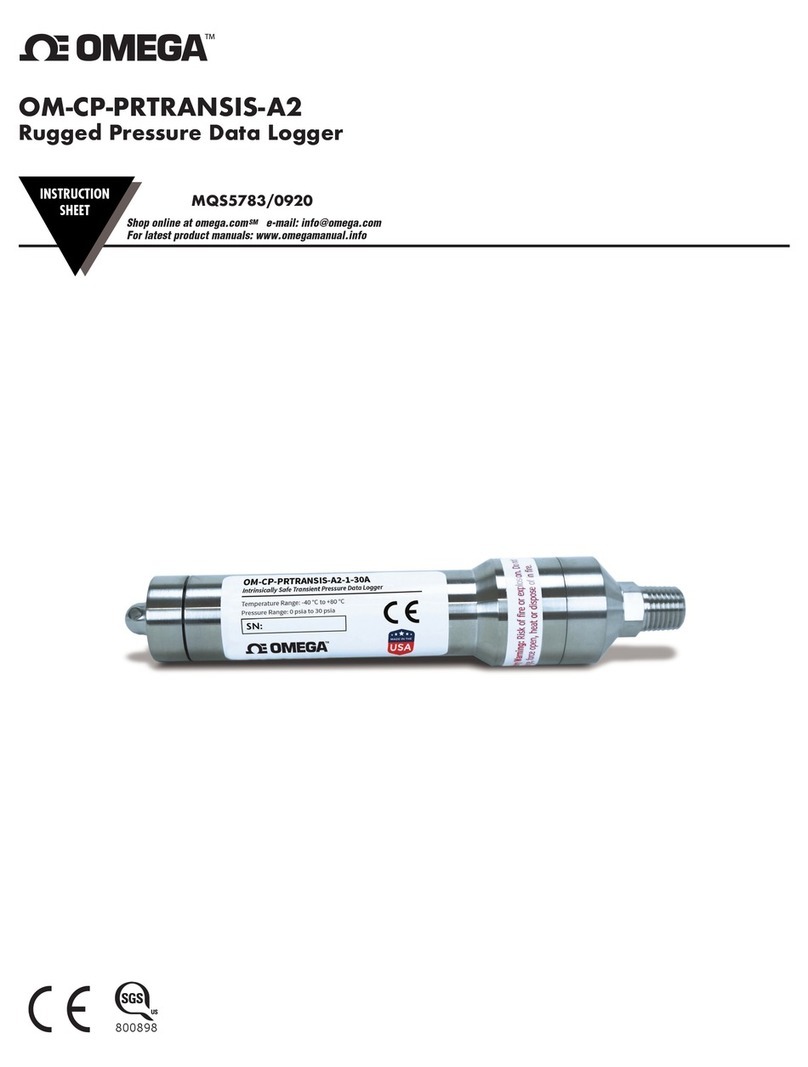 Omega Engineering OM-CP-PRTRANSIS-A2 OM-CP-PRTRANSIS-A2 User manual