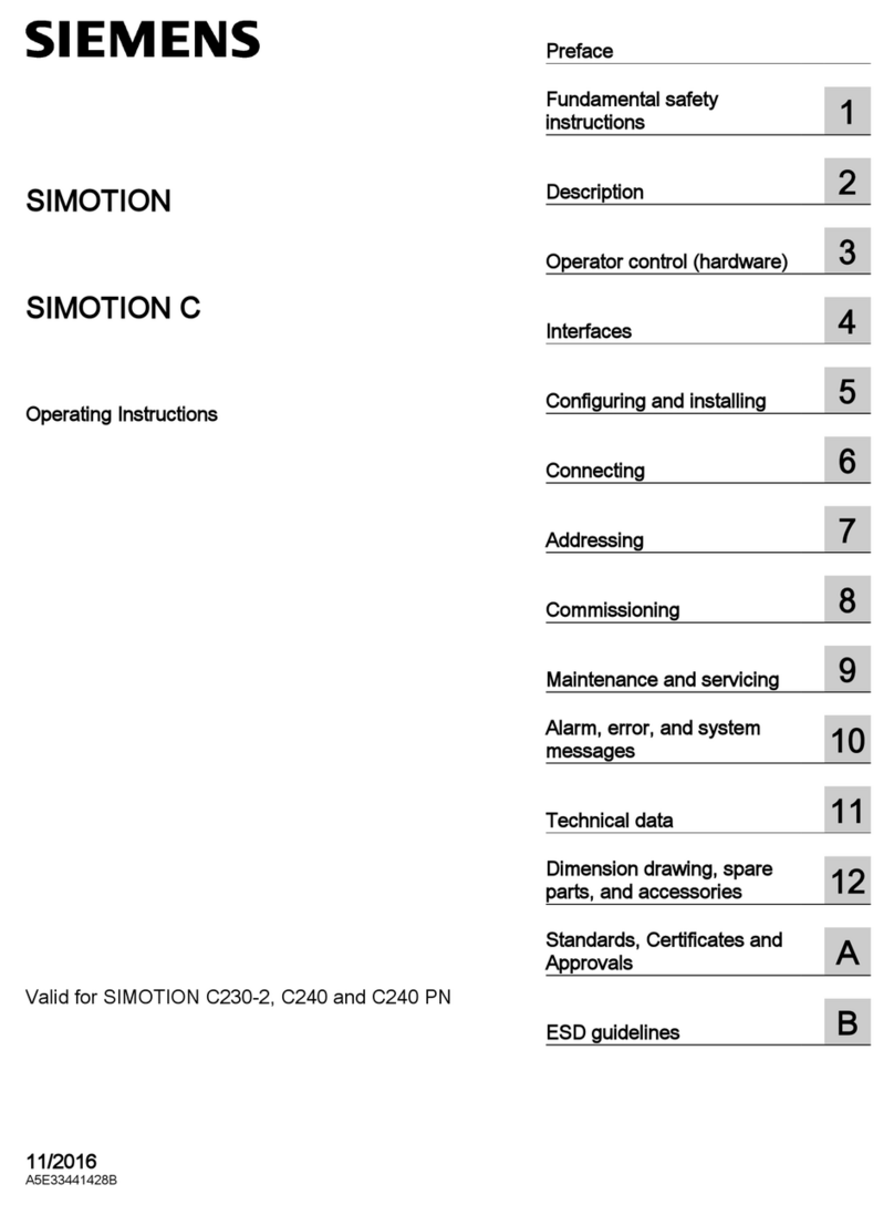 Siemens SIMOTION User manual