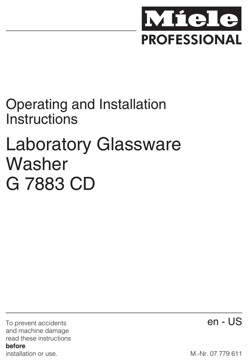 Miele professional G 7883 CD User manual