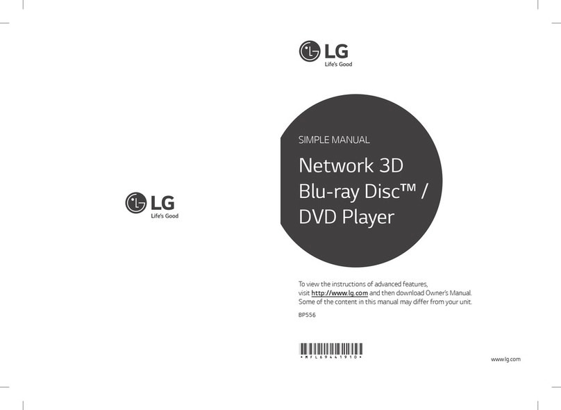 LG BP556 Specification sheet