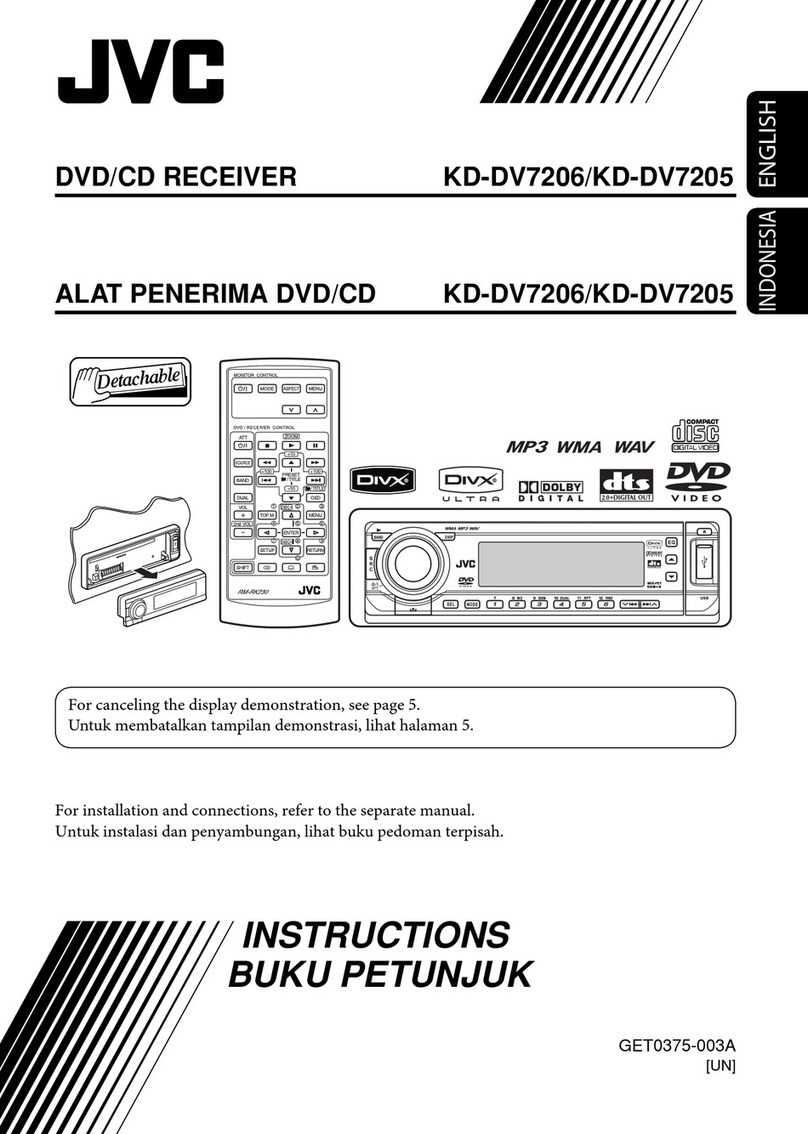 JVC KD-DV7205 User manual JVC KD-DV7205 User manual