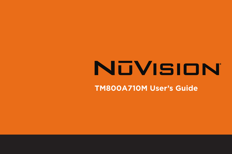 NuVision TM800A710M User manual