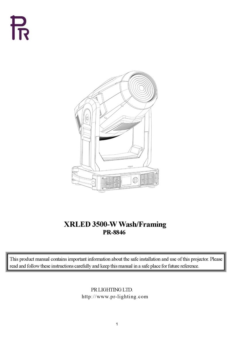PR Lighting PR-8846 User manual PR Lighting PR-8846 User manual