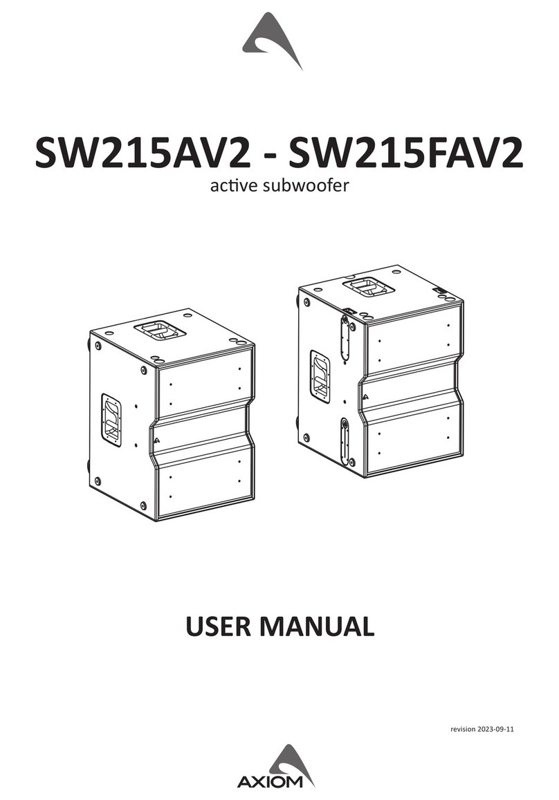 Axiom SW215AV2 User manual