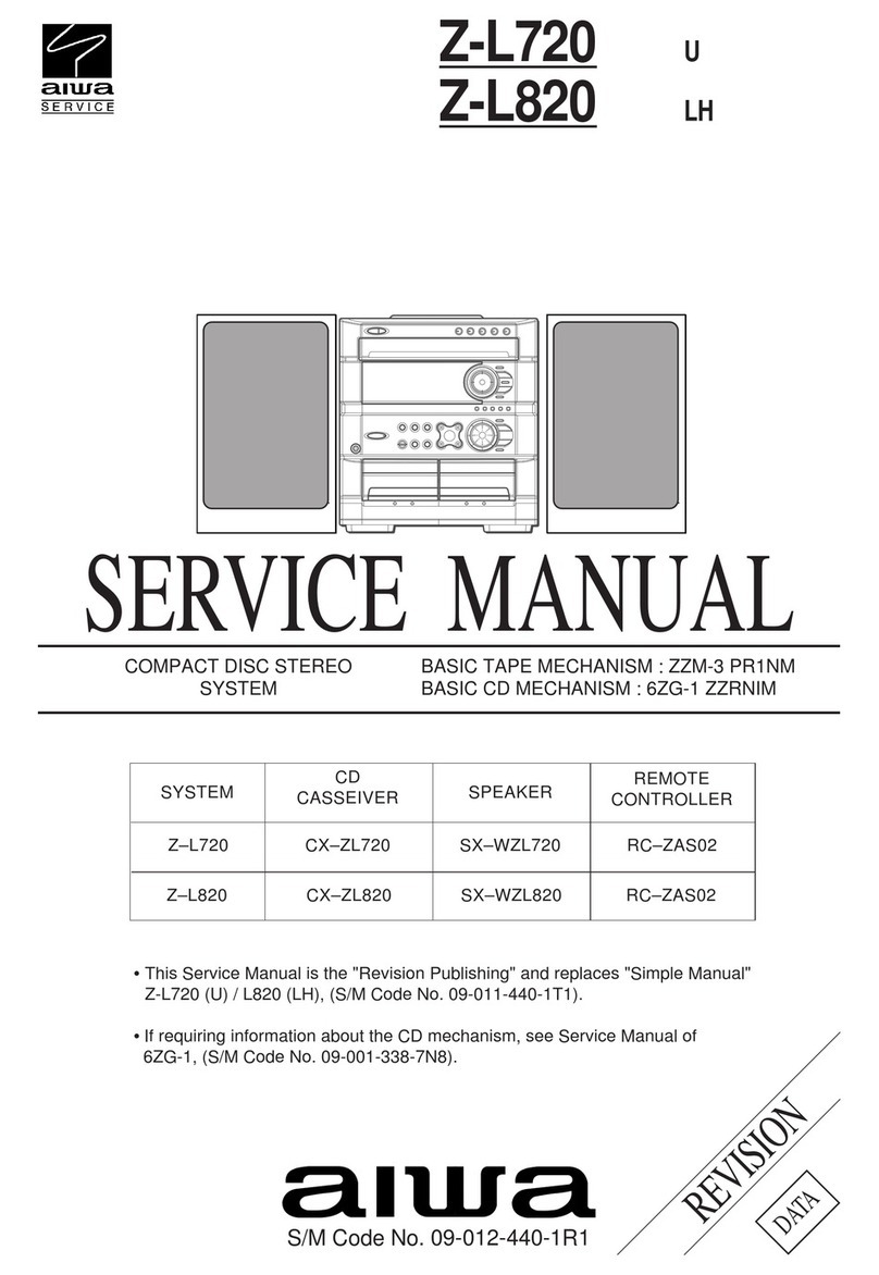 Aiwa Z-L720U Service manual