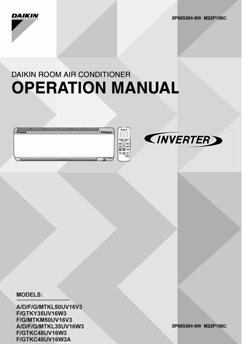 Daikin GTKC48UV16W3 User manual