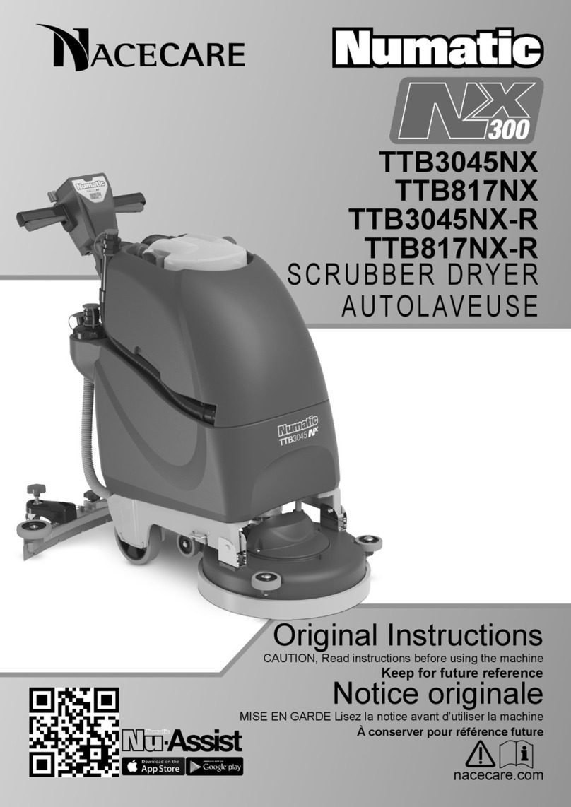 Numatic NACECARE NX300 TTB3045NX Original instructions