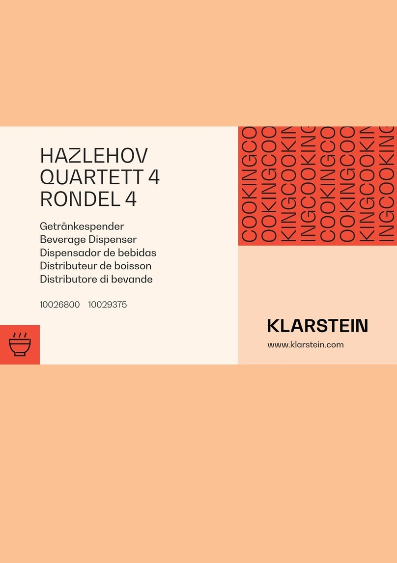 Klarstein 10026800 manual