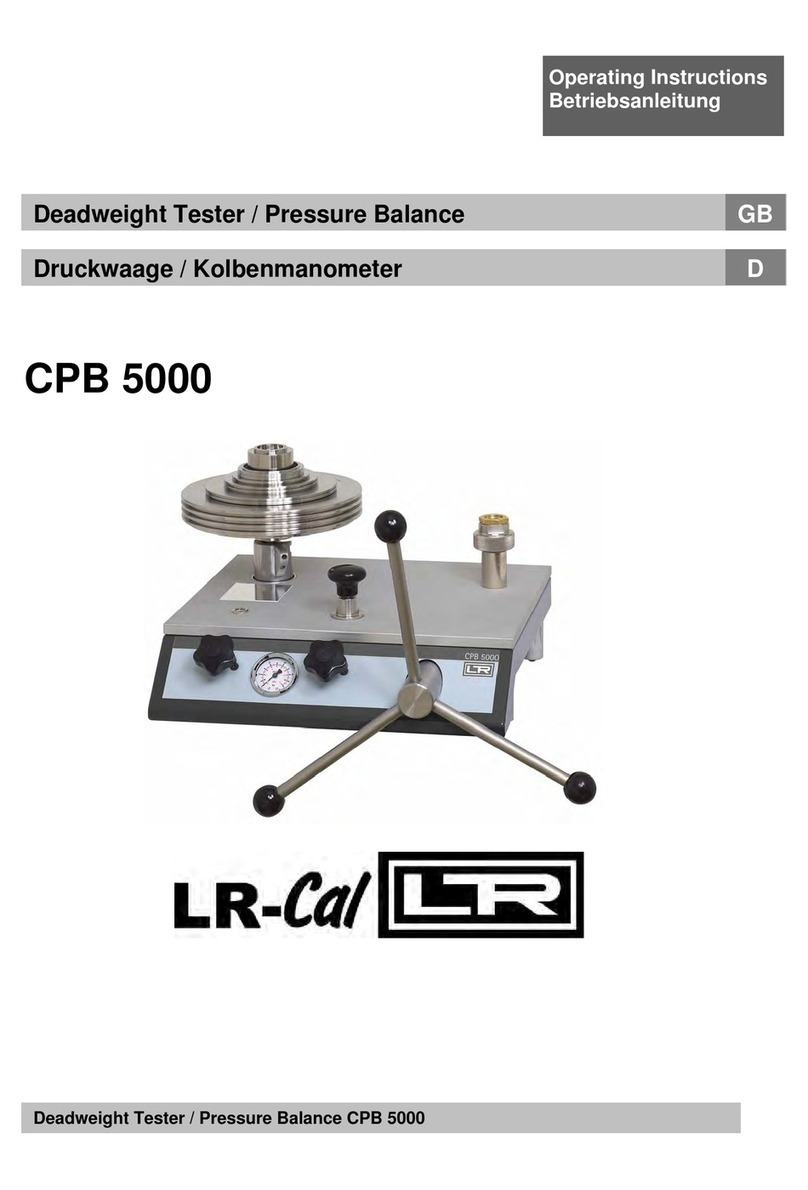 LR-Cal CPB 5000 operating instructions